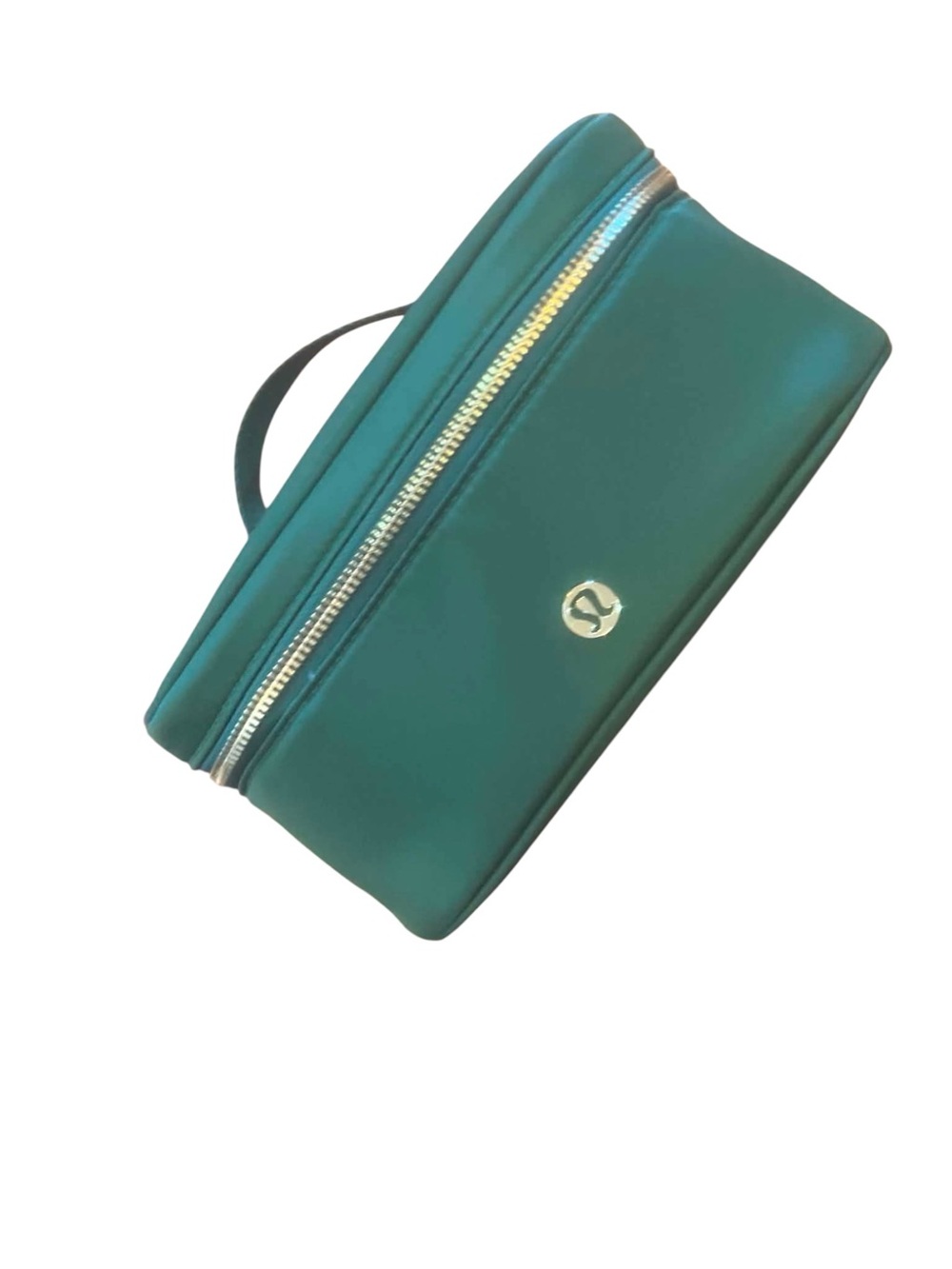 NWT Lululemon Travel Toiletry Bag IVY GREEN/GOLD